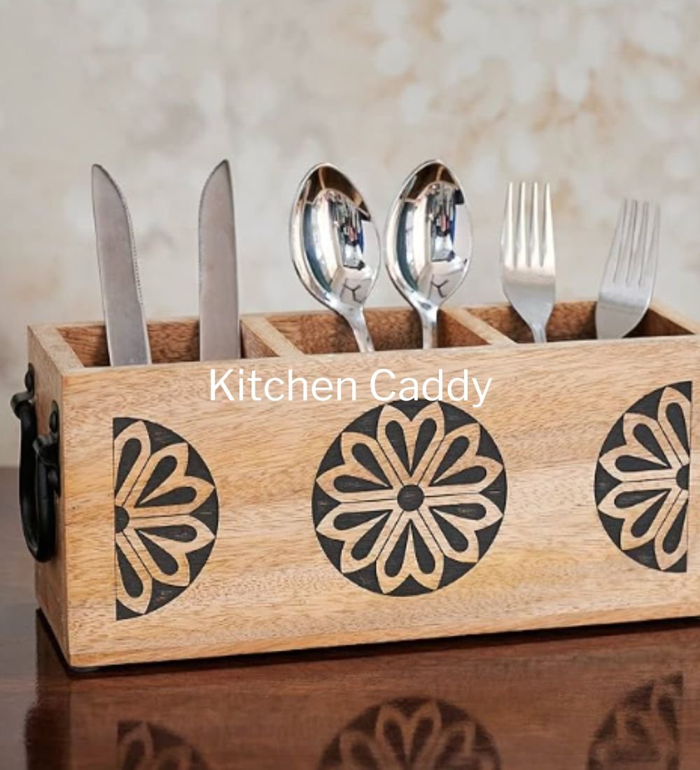 Super Craft Emporium Wooden Kitchen Caddy